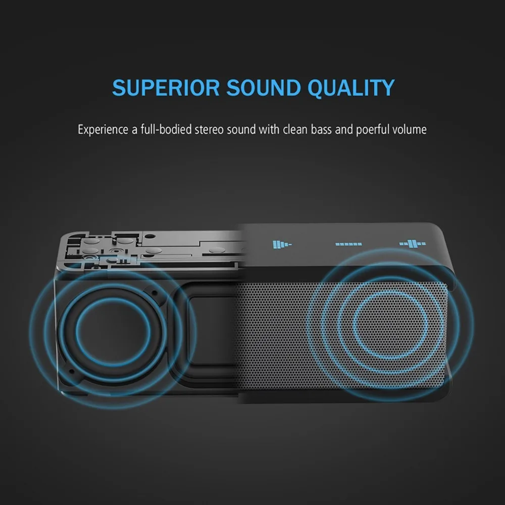 Zoweetek Bluetooth динамик беспроводная Колонка Мини портативный динамик s 8 Вт Громкий динамик для iPhone samsung Xiaomi 3D объемный
