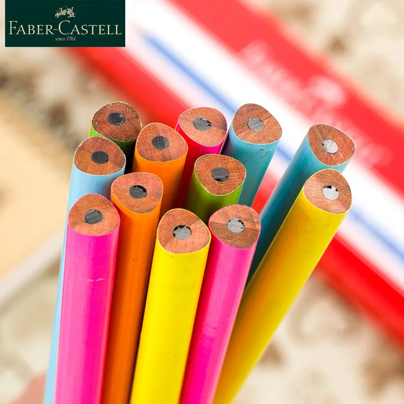 Faber-Castell 1322 пишущий карандаш 2B/2 H/HB набор тестовых карандашей треугольник для студентов графитовый карандаш для школы офисные товары для рукоделия