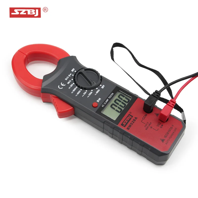 

SZBJ digital multimeter BM528A AC/DC voltage 0 ~ 600A microcurrent measurement resistance Automatic shutdown clamp meter