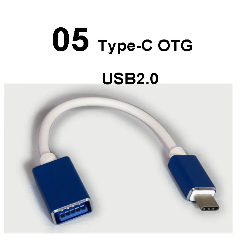 PCTONIC Тип изгиба-C USB кабель для мобильного телефона высокоскоростной USB3.0 штекер-угол USB-C Мужской адаптер питания 30 см для samsung huawei - Цвет: 05 OTG USB2.0