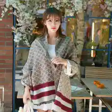 Winter Fashion Scarf Luxury Brand Women font b Tartan b font Patchwork Blanket Scarf Casual Cashmere