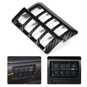 

Car Headlight Adjustment Switch Cover Trim Decoration Frame Sticker Fit for Subaru Forester SK 2019 car accessories interior