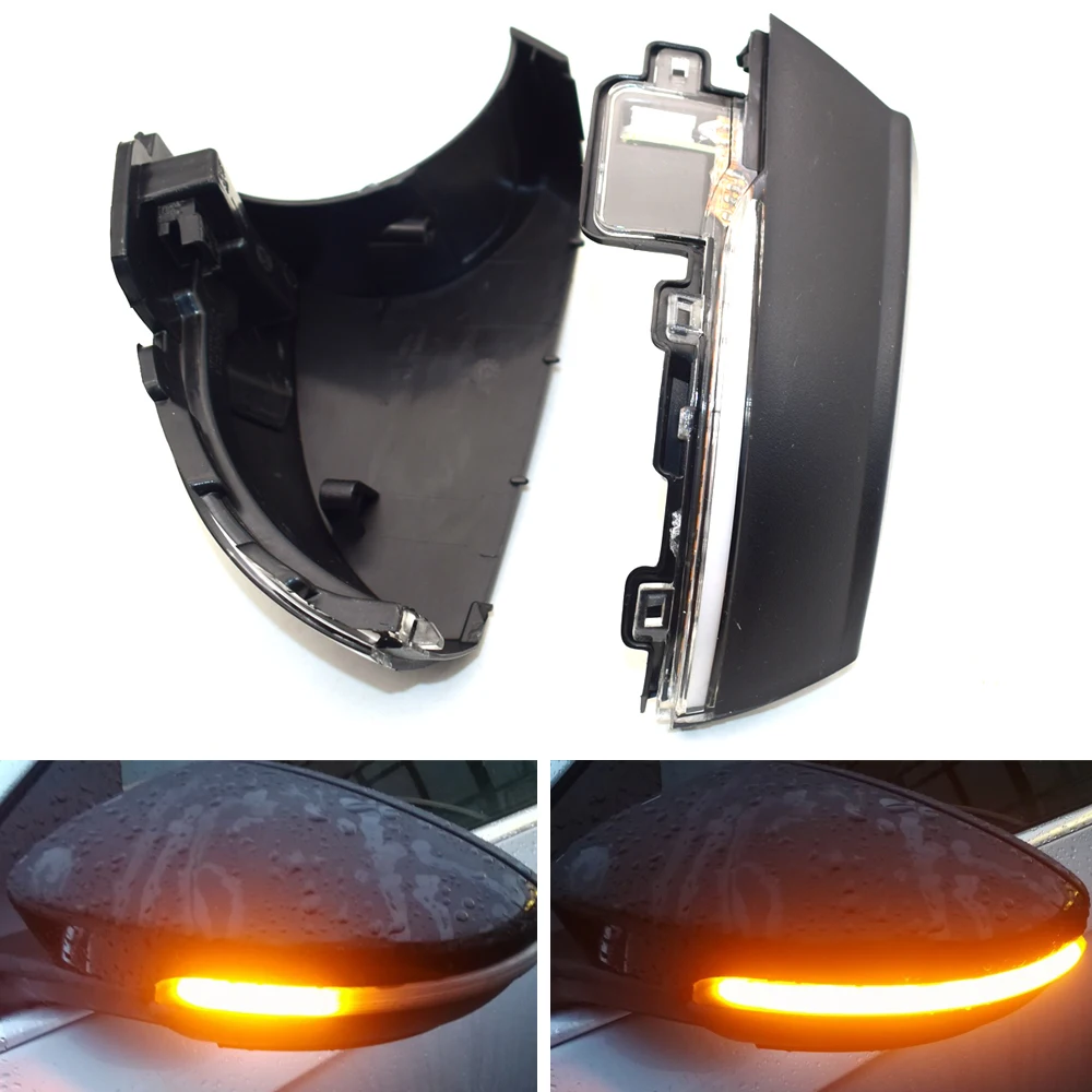 

Turn Signal Led Side Wing Rearview Mirror Indicator Blinker Repeater Light For Volkswagen Vw Polo Mk5 Facelift 6c 2014 2015