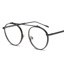 Брендовые новые металлические круглые толстые очки в стиле панк, женские модели, Blu-Ray очки, мужские очки для игры UV400 NX