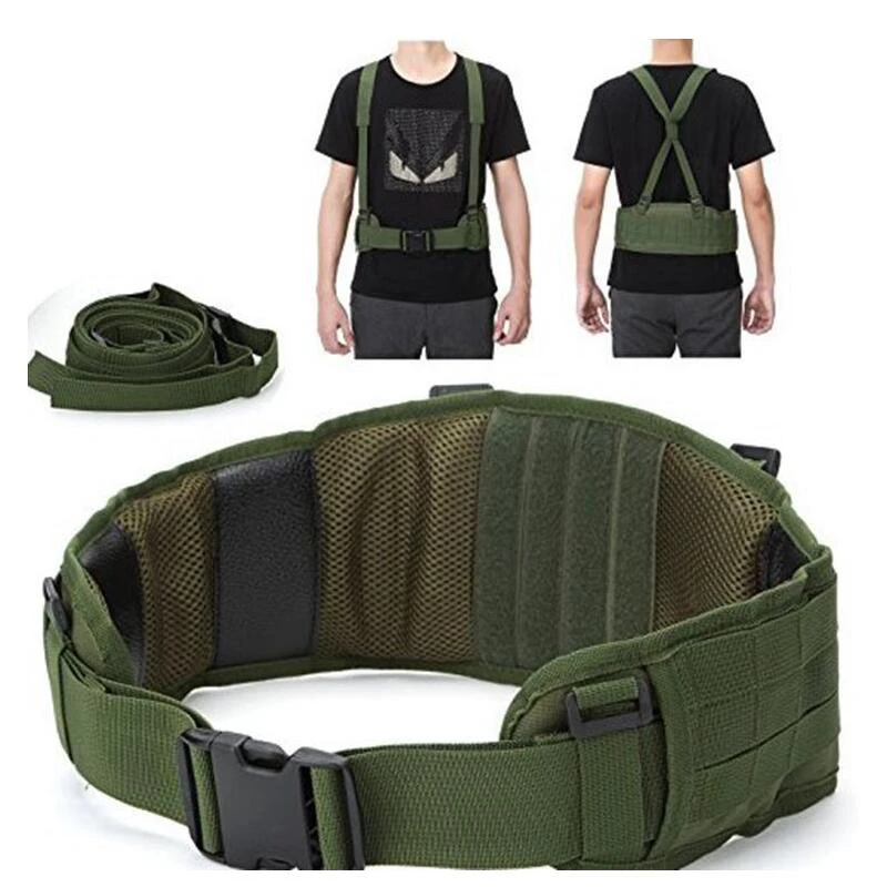 preço Molle Cinto tático dos homens Especiais Do Exército 1000D EAS H em forma de cinto de Nylon militar de combate Cinto Conveniente Ajustável Macio acolchoado