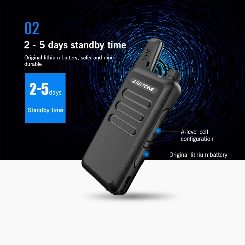 Zastone X6 Walkie Talkie UHF 400-470mhz портативное радио мини радио Comunicador трансивер CB радио Оборудование безопасности