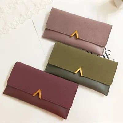 

2018 Female Slim Wallet PU Leather Women Wallets Ladies Hasp Zipper Purses Clutch Change Coin Card Phone Holder Carteras Purse