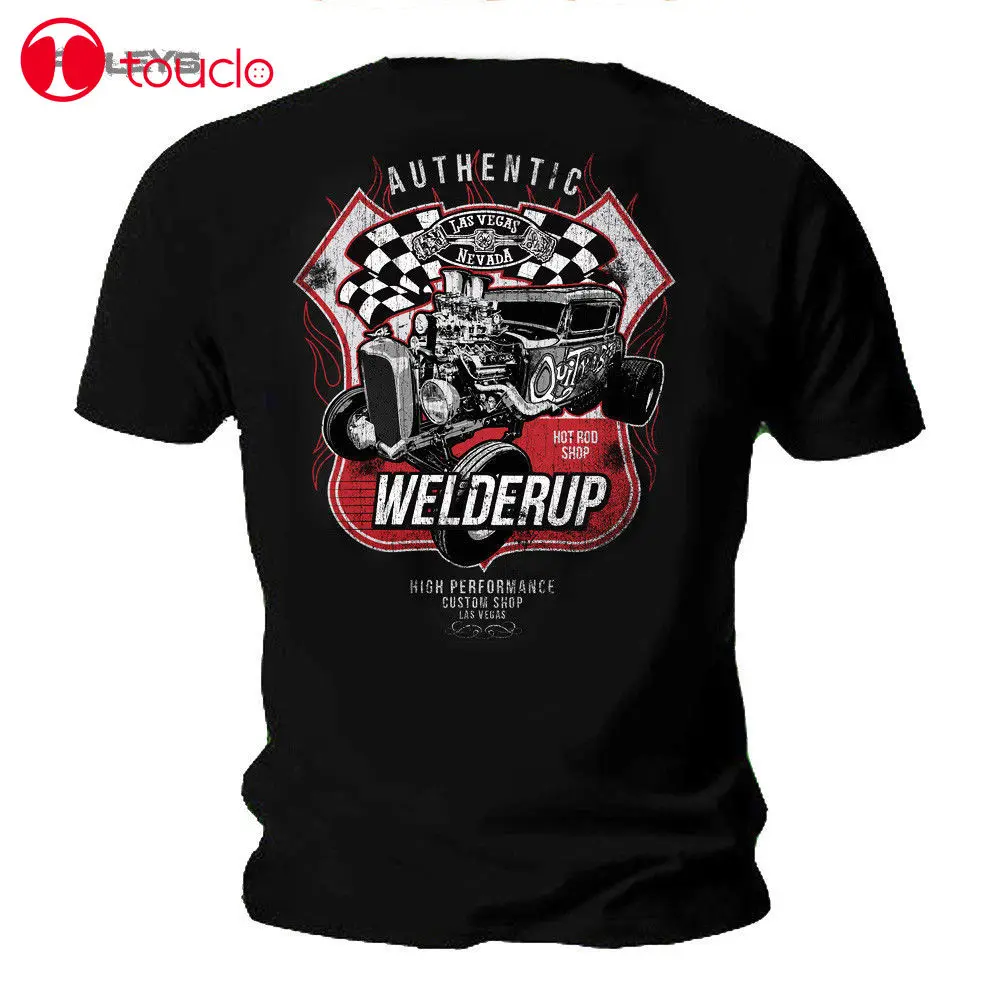 2019 модная футболка в гараже на заказ с надписью Quit Your bitchin Rat Rod спине