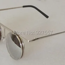 Круглый стимпанк металла флип дифракции очки с сердце дифракционные очки