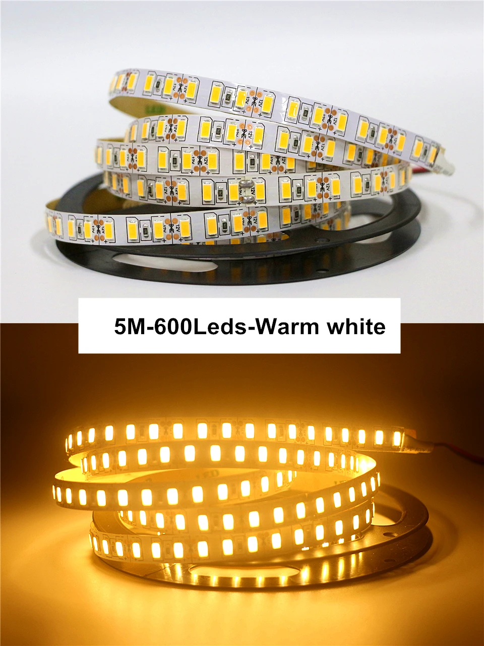 DC 12V SMD 5630 Светодиодный светильник 5m/roll 300 450 600 светодиодный s 5730 гибкий барный не