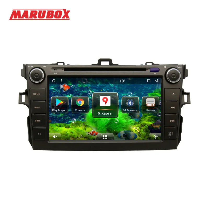 

MARUBOX HU 2Din Android 7.1 For TOYOTA Corolla 2007-2011 Car Multimedia Player GPS Navi Bluetooth Stereo Radio With DVD 8A105MT8