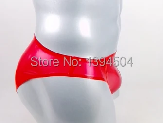 men male customize handmade latex underwear tight zentai shorts pants slim lingerie