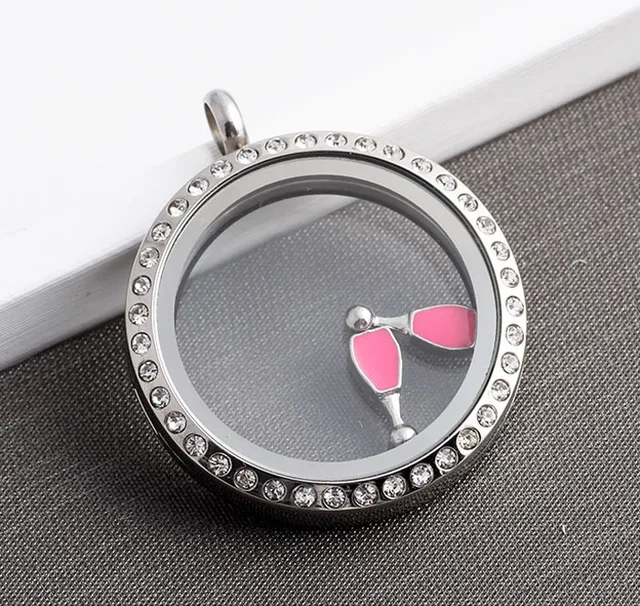 Best Offers Free Shipping, 20pcs Alloy Pink Bowling Floating Charms Fit For Lockets, Gifts