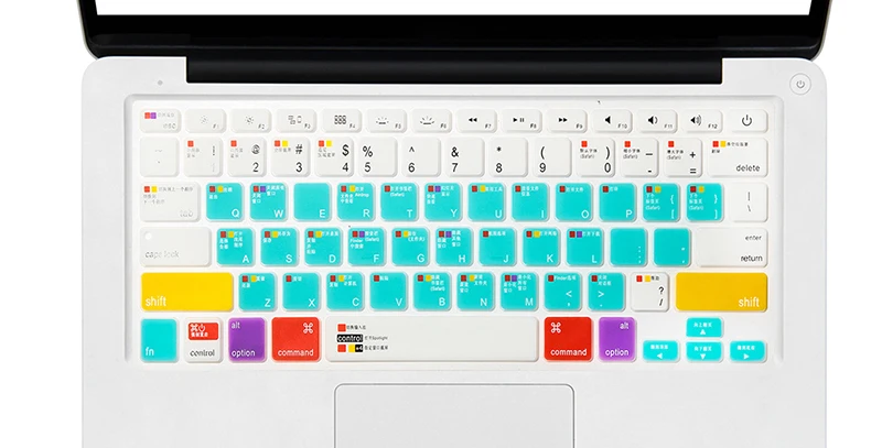 Тонкий Ableton Live Logic Pro X Avid Pro инструменты ярлык клавиатуры чехол для Macbook Pro Air retina 13 15 17 до - Цвет: MAC Blue  13 15 17