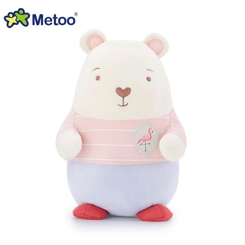Orignal Metoo cute bear doll four style soft plush font b toys b font doll lovely
