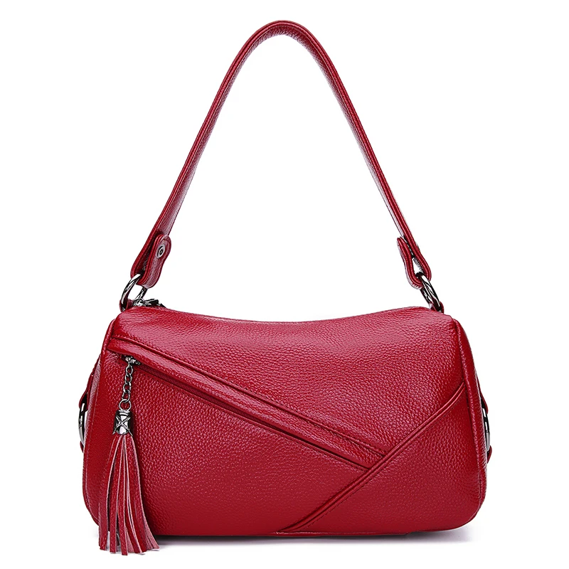 

PASTE Female First layer cowhid Totes Women Shoulder bag Leather Messenger Bags fashion Satchel bag Handbags Crossbody bags