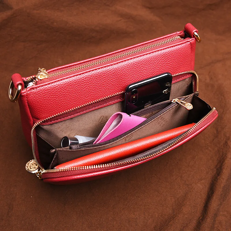 Beste 2019 Nieuwe Crossbody Tassen voor Vrouwen Zachte Lederen Portemonnees en Handtassen Designer Dames Handtas Vrouwelijke Schoudertas Sac EEN belangrijkste Femme