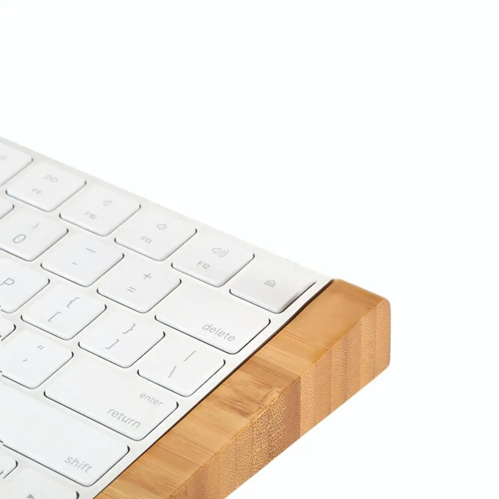 

Retro Bamboo Stand Dock Holder for Apple iMac 2nd Wireless Bluetooth Keyboard
