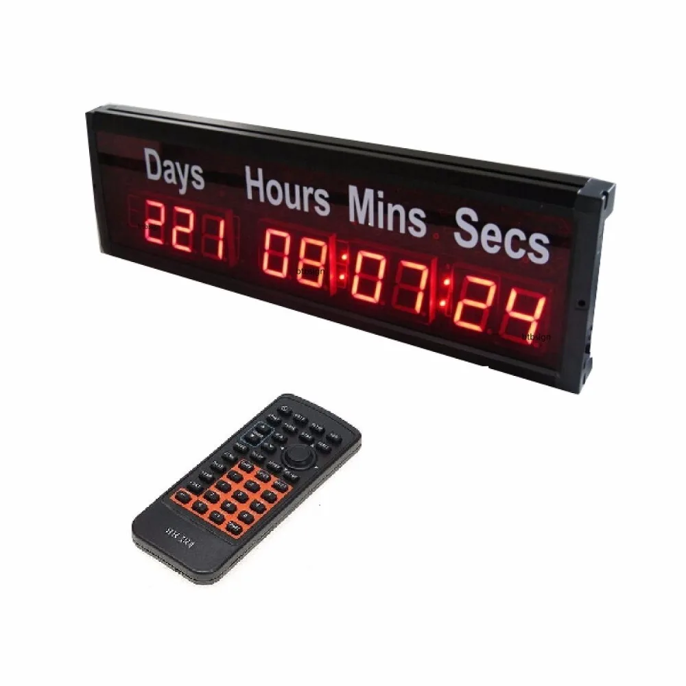 led countdown timer clock