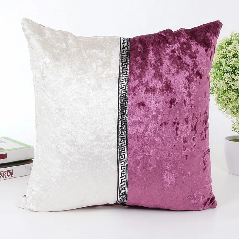 

Simple Pillow Cover Double-sided Pattern Decorative Living Room Sofa Throw Cushions Home Decor Soft Flannel Material Pillowcase