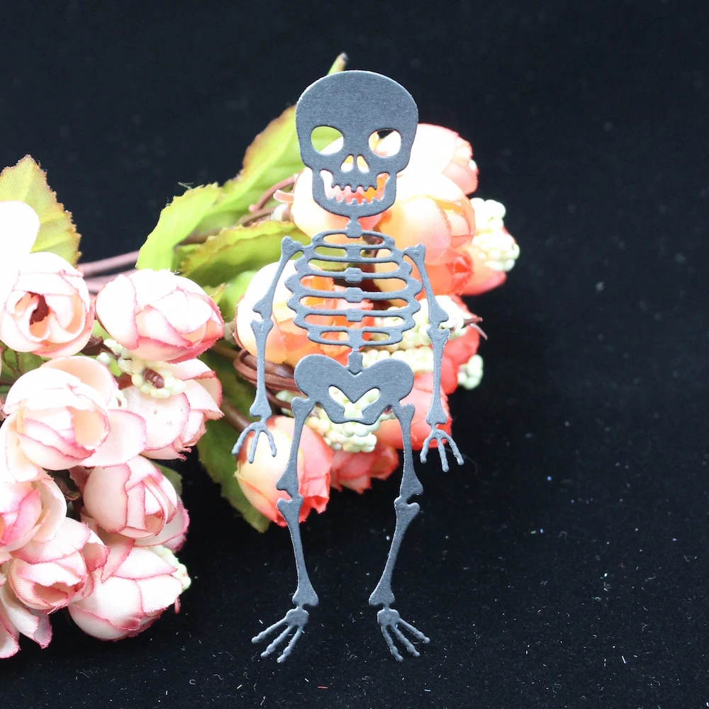 

2018 Halloween Skeleton Metal Cutting Dies Stencils for DIY Scrapbooking/photo album Decorative Embossing DIY Paper Cards