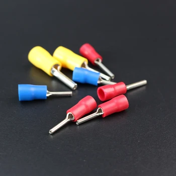 

1000pcs/pack PTV2-18 cord Pin end pre insulating connector terminal tube crimping cable wire cold pressed terminals crimp