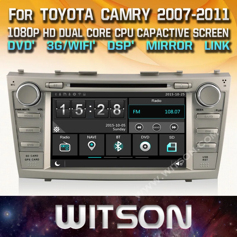 Perfect WITSON CAR DVD GPS RADIO for TOYOTA CAMRY New Technology+Capctive Screen+1080P+DSP WiFi/3G/DVR(optional) car stereo audio 0 Perfect WITSON CAR DVD GPS RADIO for TOYOTA CAMRY New Technology+Capctive Screen+1080P+DSP WiFi/3G/DVR(optional) car stereo audio 0