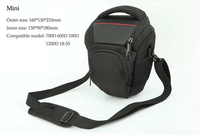 Корейский стиль противоударный моды цифровой Камера сумка Треугольники посылка для Canon 700D 600D 100D 1200D 6D 7D 60D 70D 5D2 5D3