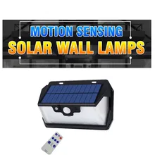 

55/118 leds Solar light remote control radar 3 side lighting usb port Waterproof led lamp Outdoor Garden Yard Emergency Security