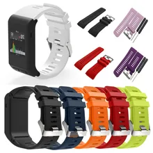 50 шт./лот компанией DHL для Garmin Vivoactive HR мягкий силиконовый замена Браслет Группа ремешок часы браслет+ инструмент Наборы 8 цветов