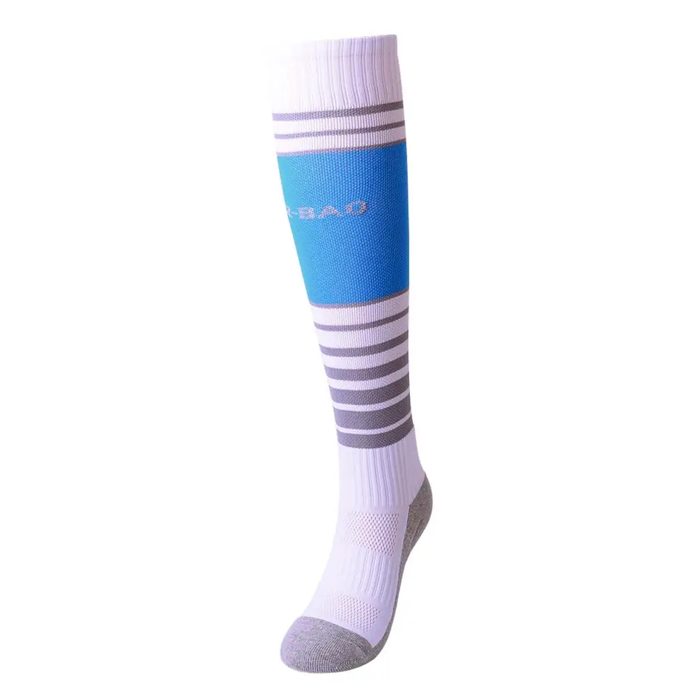 От 8 до 13 лет, детские футбольные носки, футбольные носки для мальчиков, Детские однотонные носки выше колена, длинные футбольные носки - Цвет: A