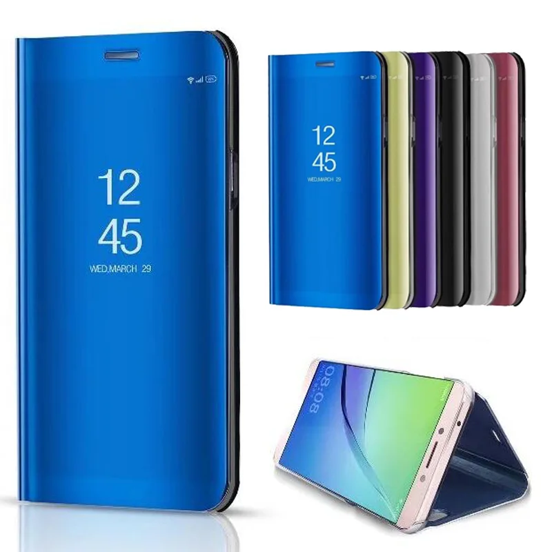 Чехол для samsung A7, роскошный чехол с подставкой и зеркальным стеклом для samsung Galaxy A7, кожаный чехол A 7 7A A750F