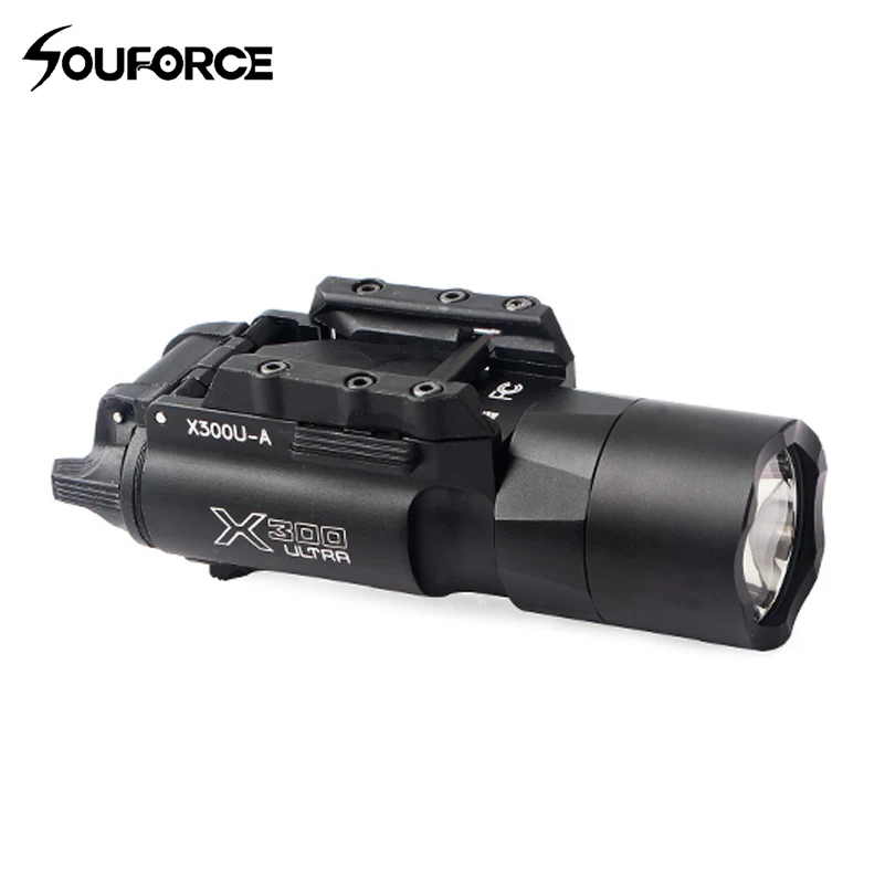 High Quality Tactical Airsoft Pistol Flashlight Suit 20mm Rail Mount