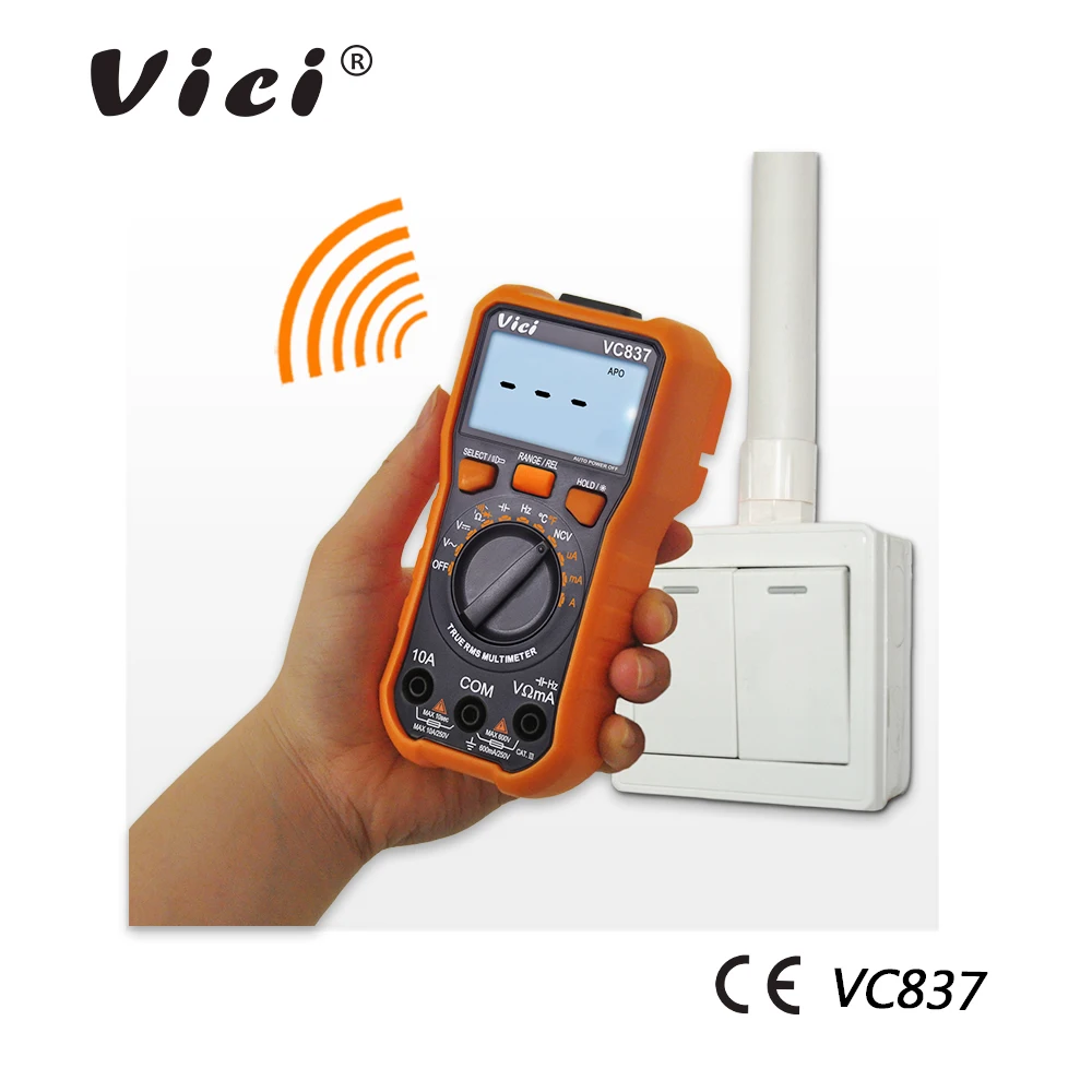 Цифровой мультиметр M149 Vici VC837 DMM True RMS 3 5/6 Автоматический диапазон Емкость