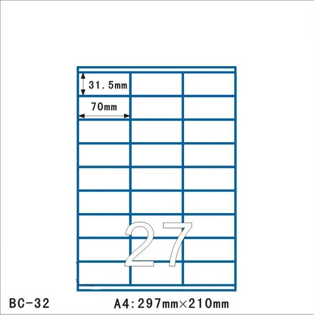01 10 Top quality letter size 70 31 5mm address labels label 01 10 Top quality letter size 70 31 5mm address labels label