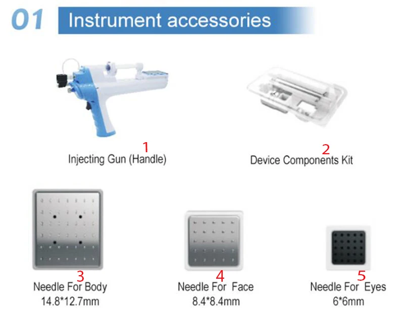 Дропшиппинг неинвазивный радиочастотный Пистолет Мезотерапия омолаживание и увлажнение кожи косметическое устройство уход за кожей