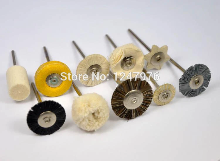 

FREE SHIPPING Dental stalk brush cloth round steel