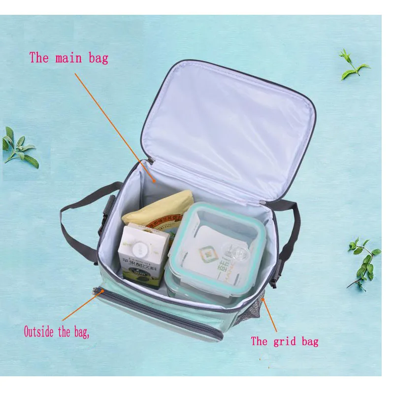 Изоляция льда пакет большой утолщенный складной свежий держать водонепроницаемый сумка-холодильник из ткани Оксфорд для изоляции тепловой мешок
