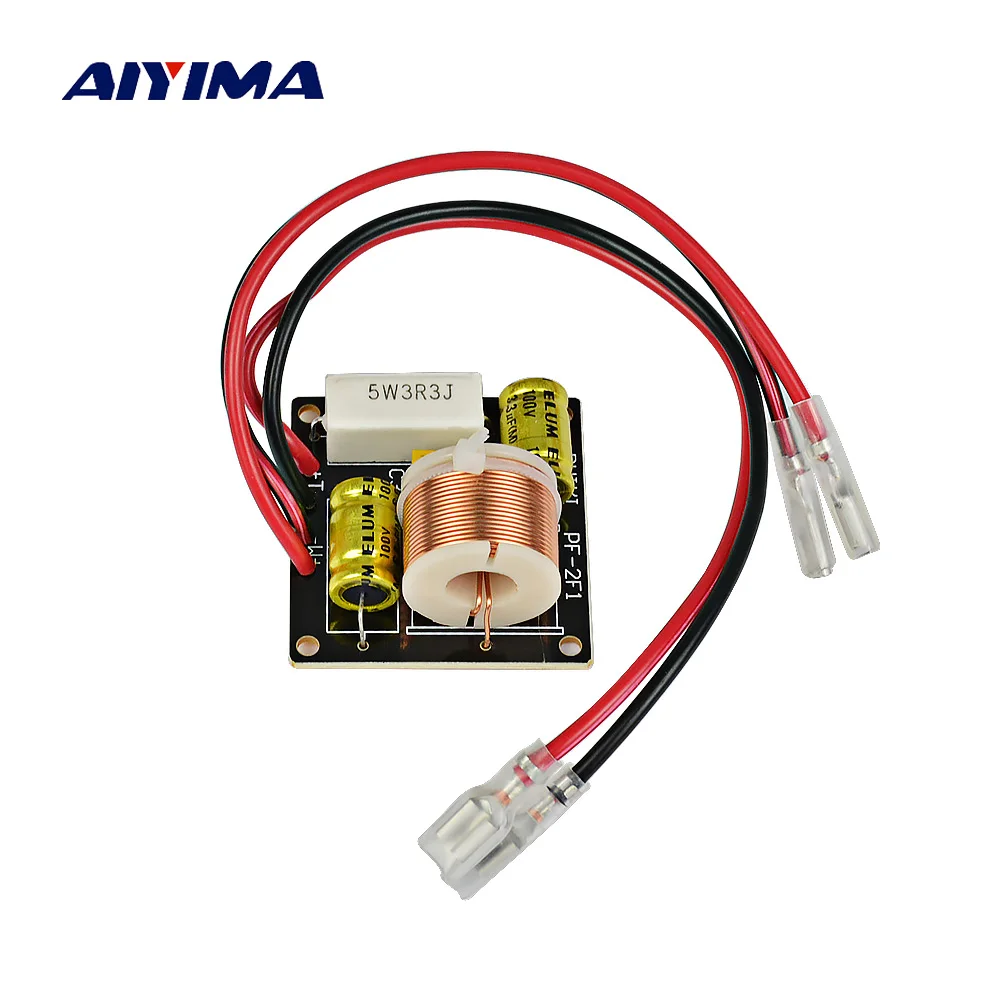 AIYIMA Professional Speakers Frequency Divider 2 Way Crossover Stereo Audio Subwoofer Treble Speaker Filter DIY For Home Theater