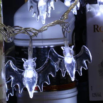 

Halloween Bat light Strings Party Ghost festival LED Remote Control Bat Lantern String Decoration Home Garden Hanging Lamps