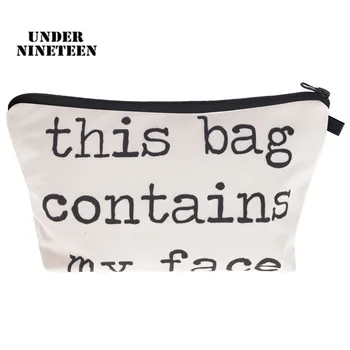 

Under Nineteen 2019 Fashion Female Travel Cosmetic Bag Large Capacity Make Up Bag Necessary Toiletry Wash Bath Organizer Pouch