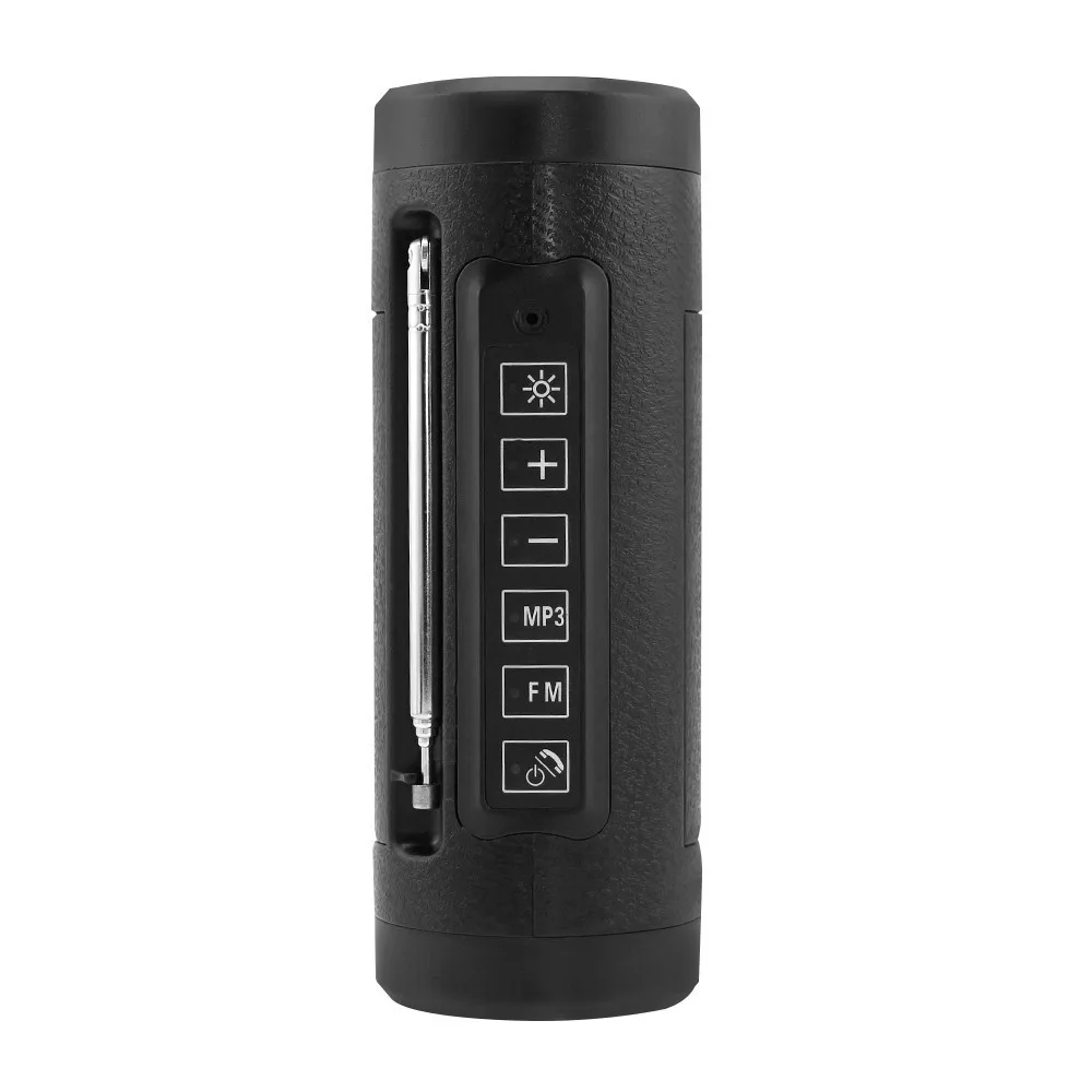 Mini Wireless Bluetooth Speaker Portable Hifi Stereo BT Speaker Subwoofer Speaker With Antenna Boombox FM Flashlight Mp3