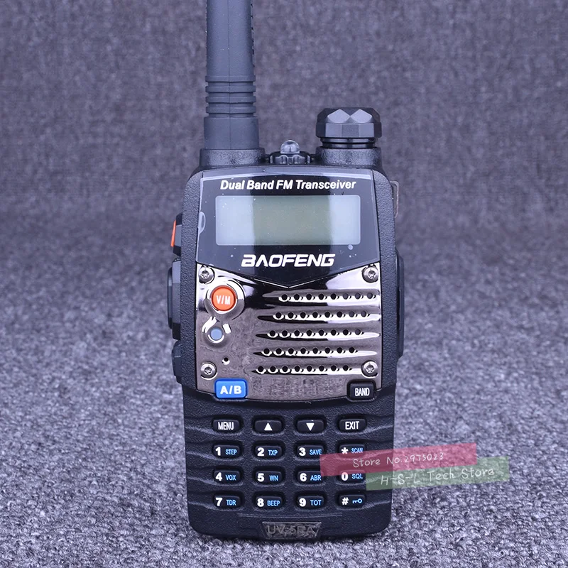 Портативный радиоприемник BaoFeng BF-UV5RA Walkie Talkie Профессиональный 128CH двухстороннее радио 5 Вт VHF& UHF Ручной для охоты радио