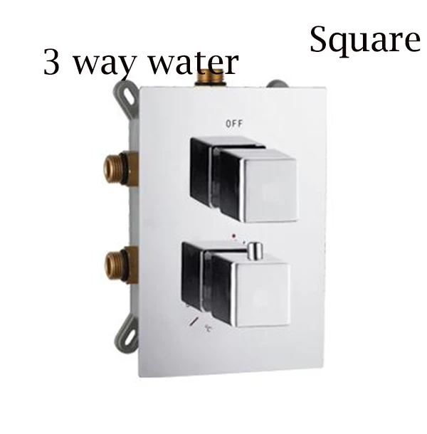 Concealed Thermostatic Shower Faucet Mixing Valve Wall Mount Valve