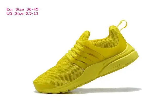 yellow nike shoes womens presto