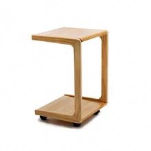 Простой прикроватный компьютерный стол, диван-столик, Мини Съемный Маленький журнальный столик из цельного дерева, прикроватные столы для спальни, мебель