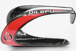 Новые qilefu красный Дорожный велосипед матовая 3 К Полный Carbon бутылку воды клетки горный велосипед держатель бутылки углерода MTB части