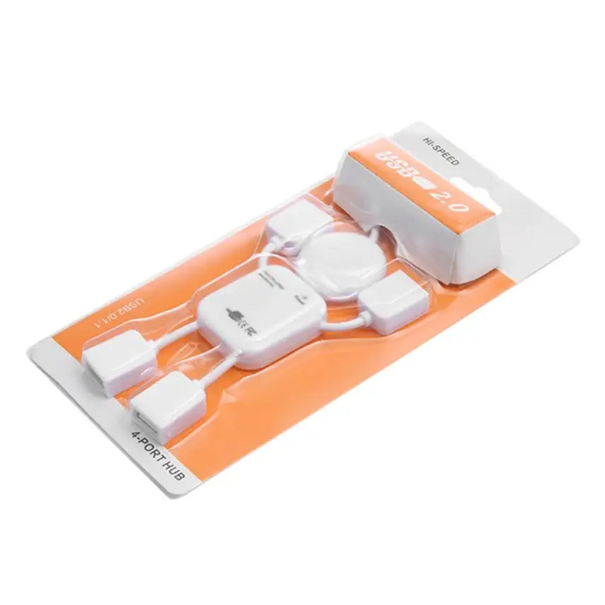 HIPERDEAL новый 4 портовый концентратор высокоскоростной USB 2 0 человекоидный