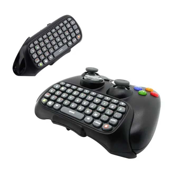 Cheap Wireless Controller Text Messenger Keyboard QWERTY Chatpad Keypad for Xbox 360 Game Controller Black With retail packaging Cheap Wireless Controller Text Messenger Keyboard QWERTY Chatpad Keypad for Xbox 360 Game Controller Black With retail packaging