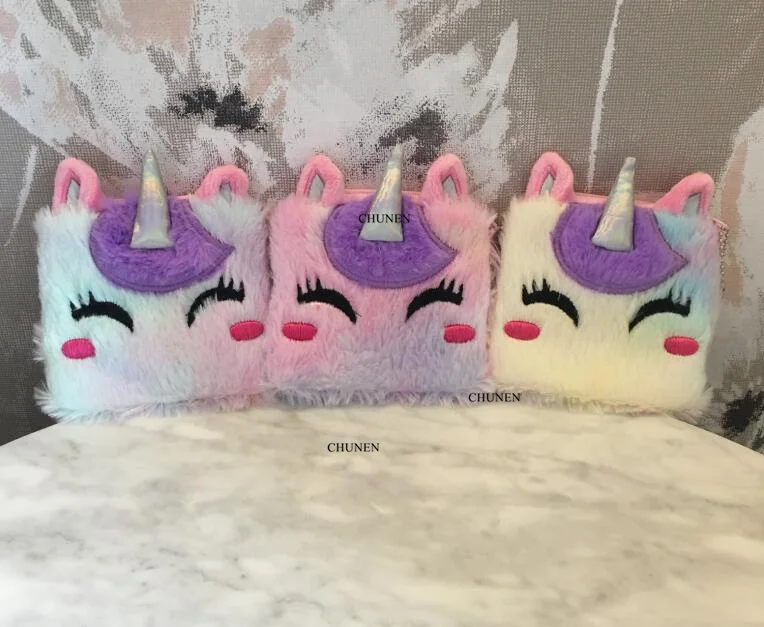 

Super Sweet 11CM Approx. Colorful Plush Purse , Girl's Key chain Plush Purse